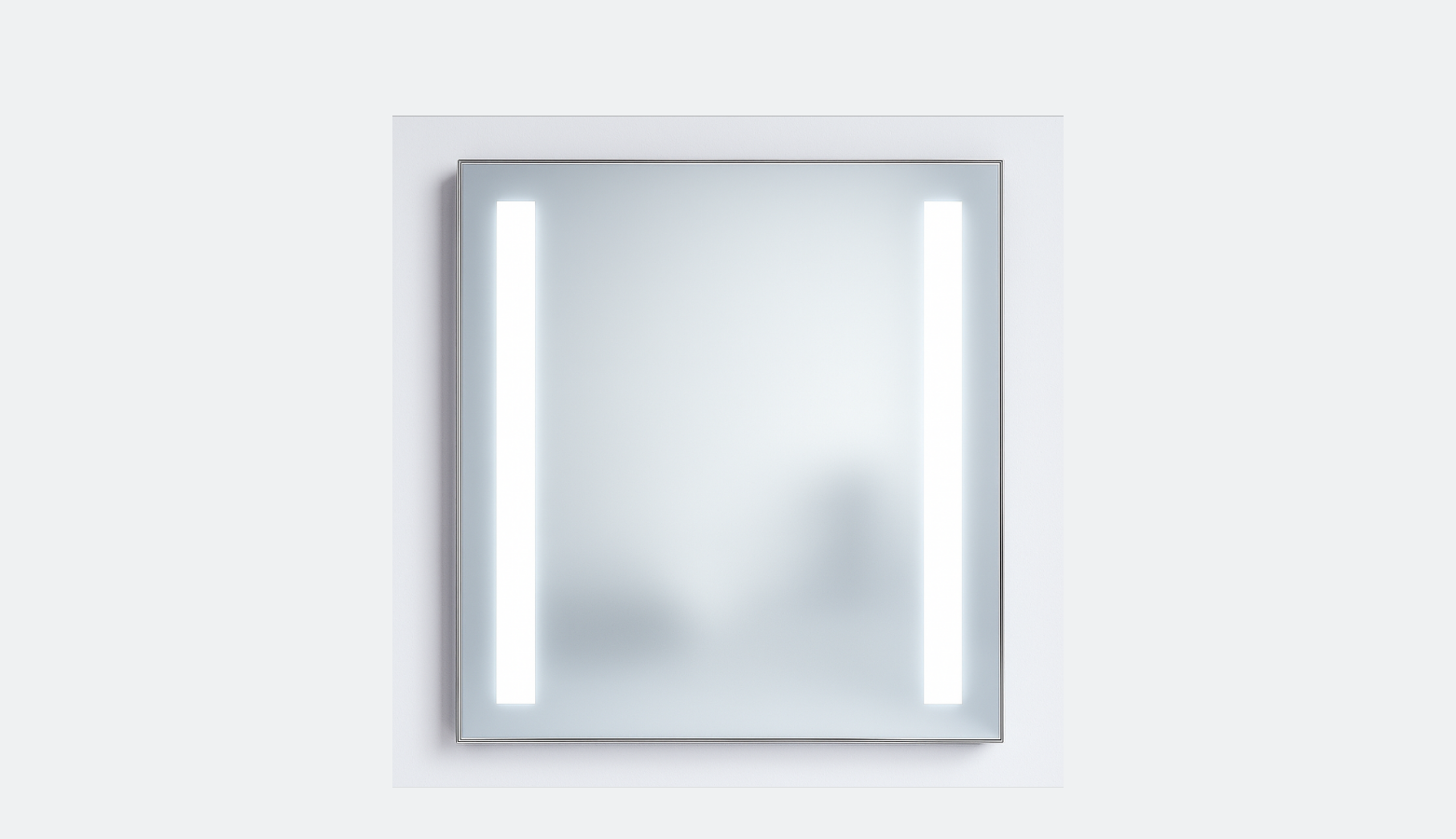 Miroir infrarouge chauffant avec 2 barres LED – Image 3