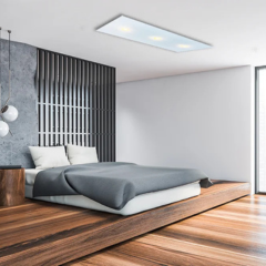 radiateur infrarouge aluminium avec led intégré