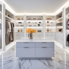 Miroir infrarouge chauffant dressing