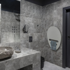 radiateur infrarouge porte serviette ovale